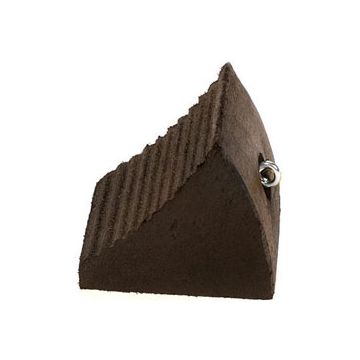 Recycled Rubber Contoured Wheel Chock