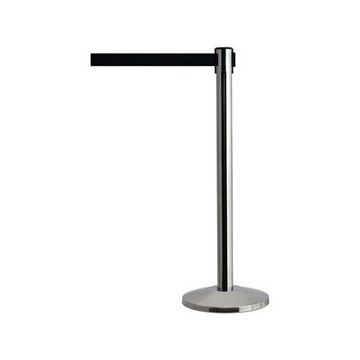 Set of 2 Polished Stainless Steel Stanchion 7'6 Belt