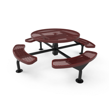 Nexus Series 46" Round Picnic Table
