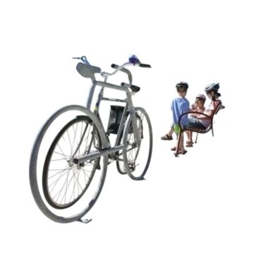 Bike Bike Rack - Galvanized
