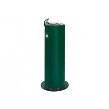Round Metal Pedestal Drinking Fountain