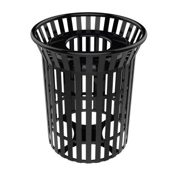 Skyline Trash Receptacle without Side Opening - Thermoplastic