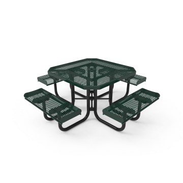 46" Octagon Rolled Portable Picnic Table