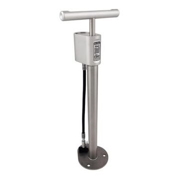 Outdoor Public Bike Pump With Gauge