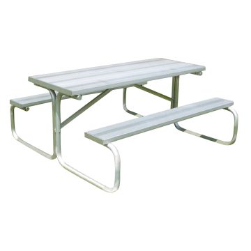 All-Aluminum Picnic Table