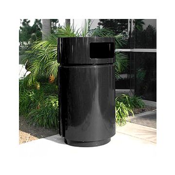 Securr 35 Gallon Round Steel Receptacle