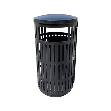 Securr 36 Gallon Round Decorative Receptacle with Service Door