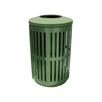 Securr 32 Gallon Round Decorative Receptacle with Service Door