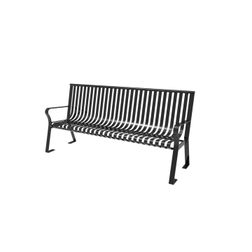 Downtown Series Bench with Back