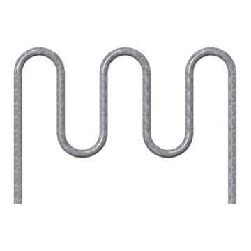 7 Bike - Wave Rack - Heavy-Duty - Galvanized