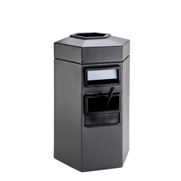 Large Single-Sided 45-Gallon Hexagonal Waste/Windshield Service Center