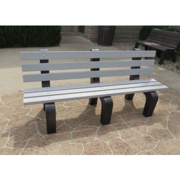 6-Ft. Recycled Plastic Traditional Bench