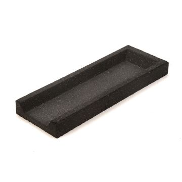 Black Recycled Rubber Down Spout Splash Blocks