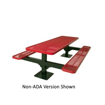 8' Dual Pedestal Picnic Table - ADA
