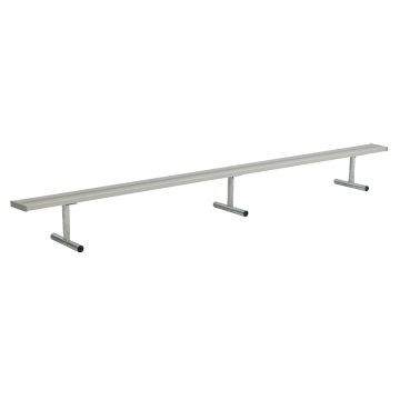 Aluminum Player's Bench with Galvanized Frame - Portable