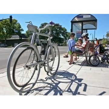 Bike Bike Rack - Galvanized