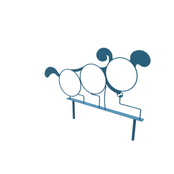 Dog Shaped 3 Hoop Jump