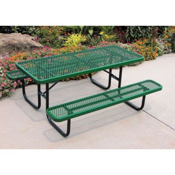 Heavy-Duty Square Plastic-Coated Table TPT-68 - - Picnic Tables by TreeTop  Products
