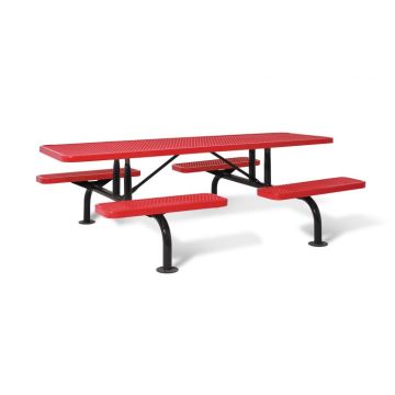 Rectangular Span Leg Picnic Table
