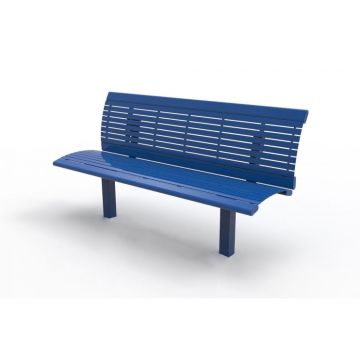 Richmond Series Steel Bench with back