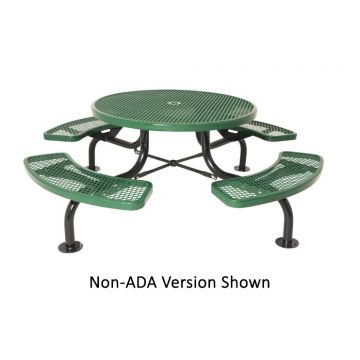 Round Span Leg Picnic Table - ADA