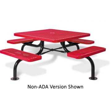 3 Seat Square Span Leg Picnic Table - ADA