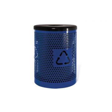 32 Gallon Standard Recycle Logo Trash Receptacle