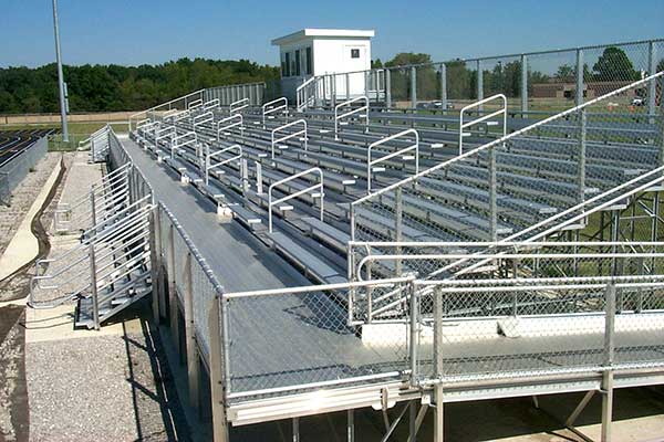 aluminum bleachers