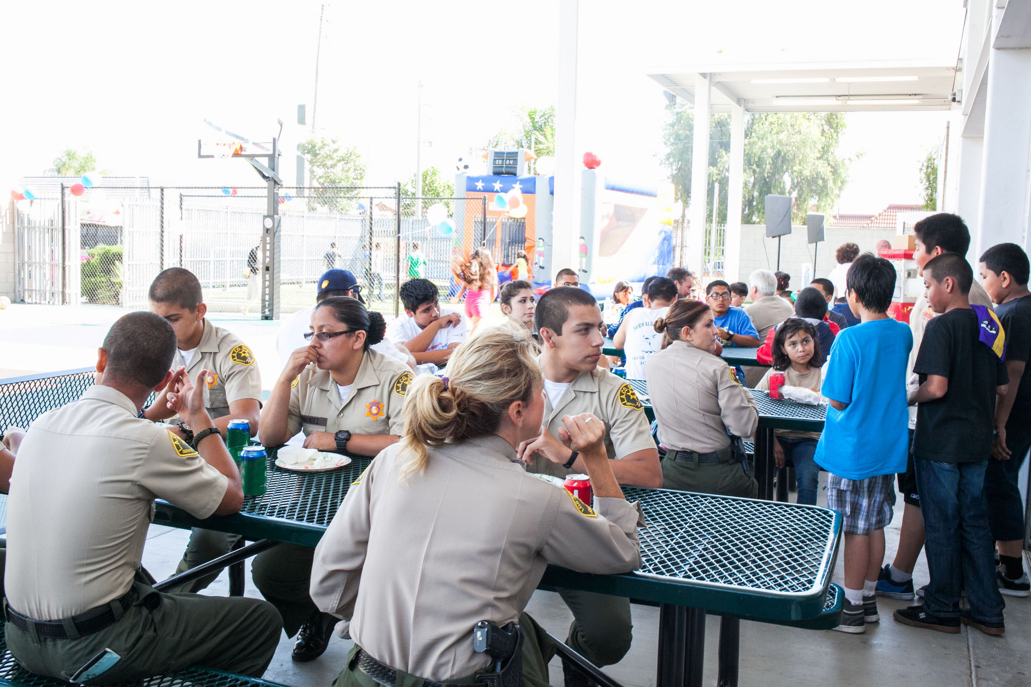 Picnic Tables Enhance LA Youth Sheriff's Foundation at Norwalk YAL