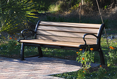 Recycled Plastic Park Bench