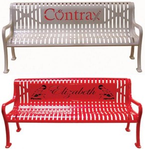 logo bench options