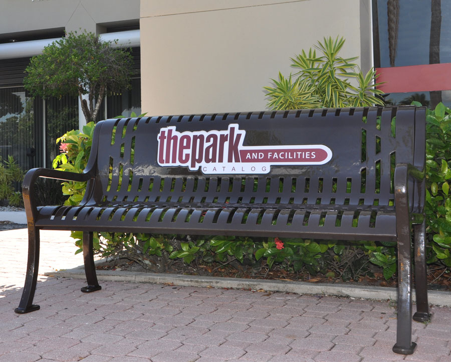 Logo Bench Provides a Clever, Permanent and Cost-effective Marketing Tool