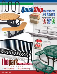 QuickShip park furnishings program