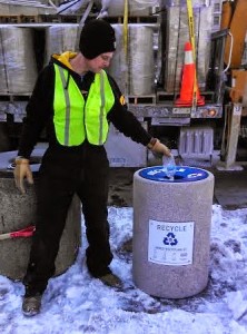 Cleveland's recycling receptacles