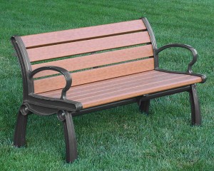 outdoor park benches
