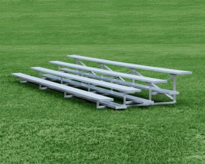4-row aluminum bleachers