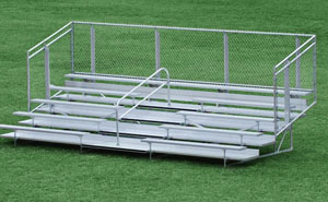 aluminum bleachers portable 5-row