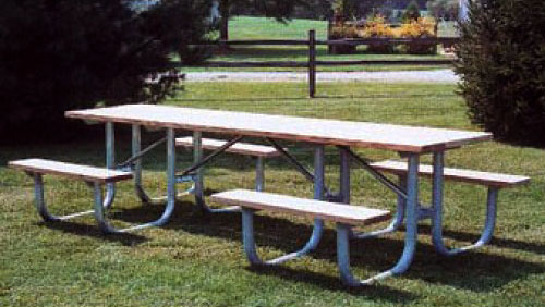 picnic table in a park