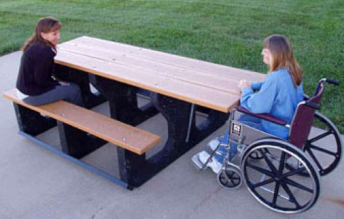 Picnic Tables that are ADA-Compliant Make Improvements for All to Enjoy