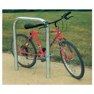 commercial bike racks with inverted U-shaped