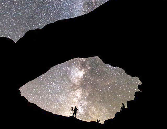 night sky arches