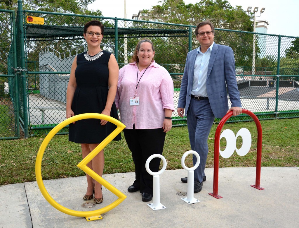 custom bike rack donated