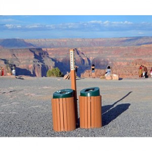 recycling receptacles at Grand Canyon National Park