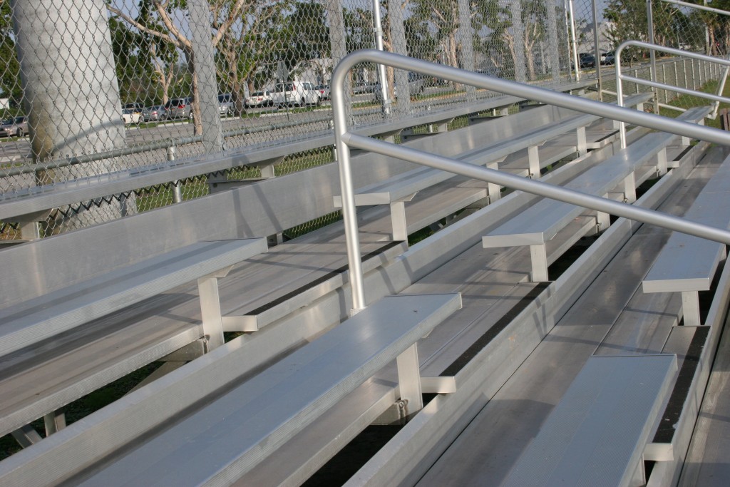 outdoor bleachers