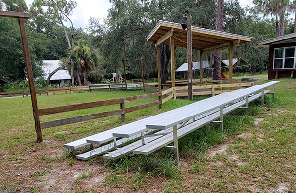 aluminum bleachers