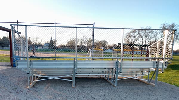 aluminum bleachers
