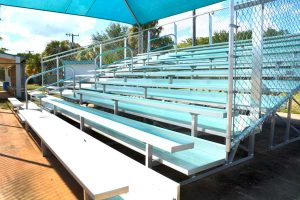 outdoor bleachers