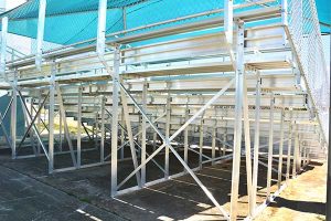 aluminum bleachers frame