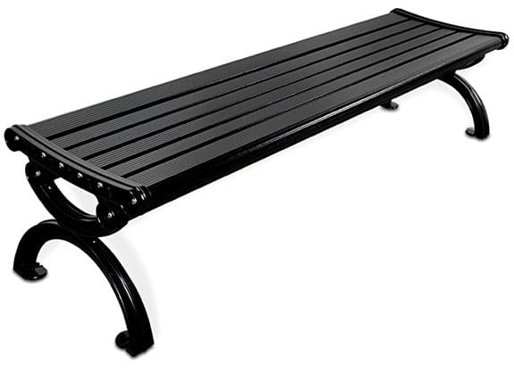 Commercial Park Benches in aluminum with many benefits