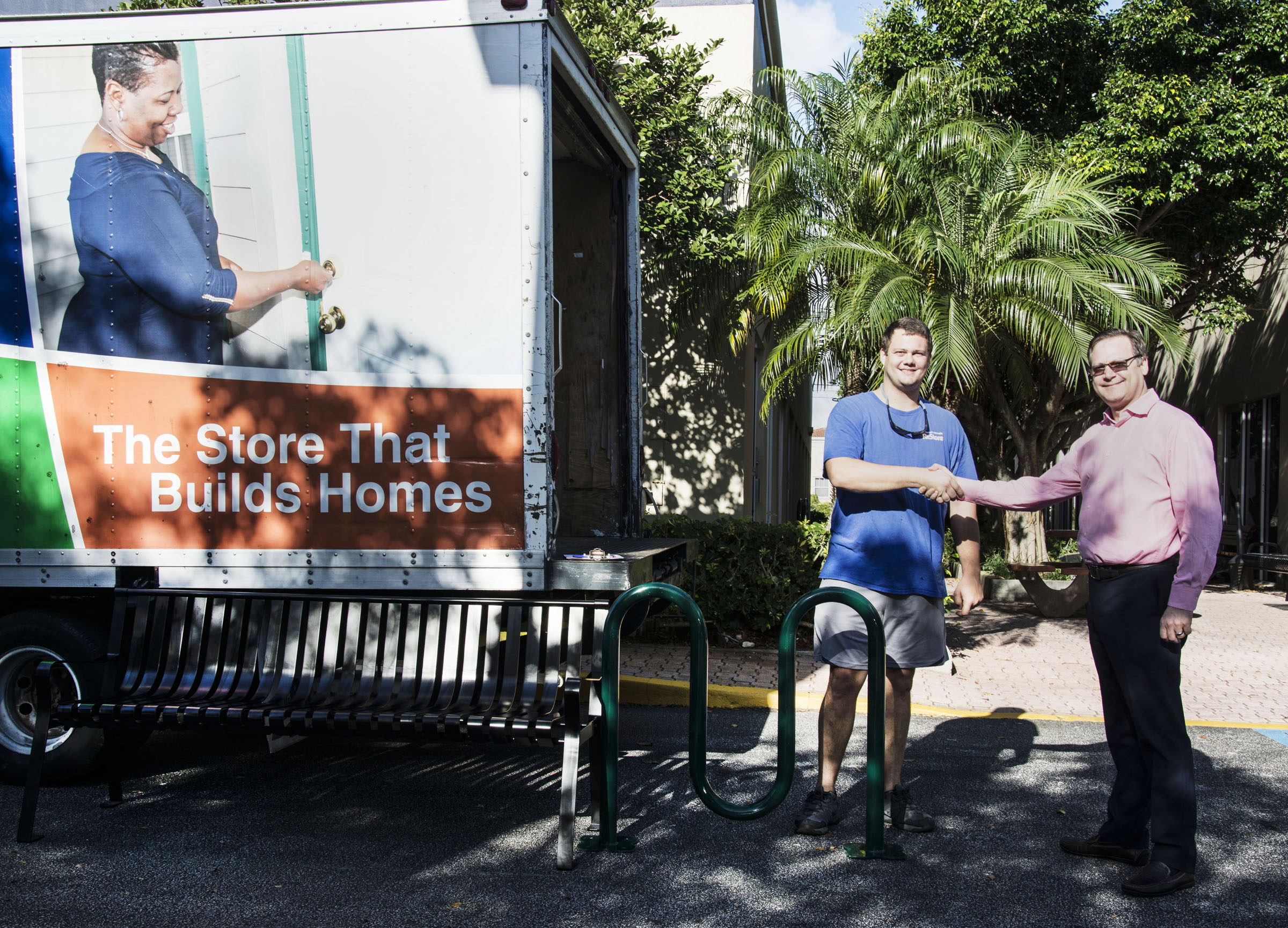 Site Furnishings Donated to Habitat for Humanity - a Worthy Cause that Creates New Homeowners